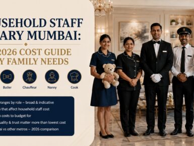 Household staff salary Mumbai guide with house manager, butler, chauffeur, nanny, and cook