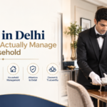Hire a butler in Delhi for household management, coordination, and guest handling